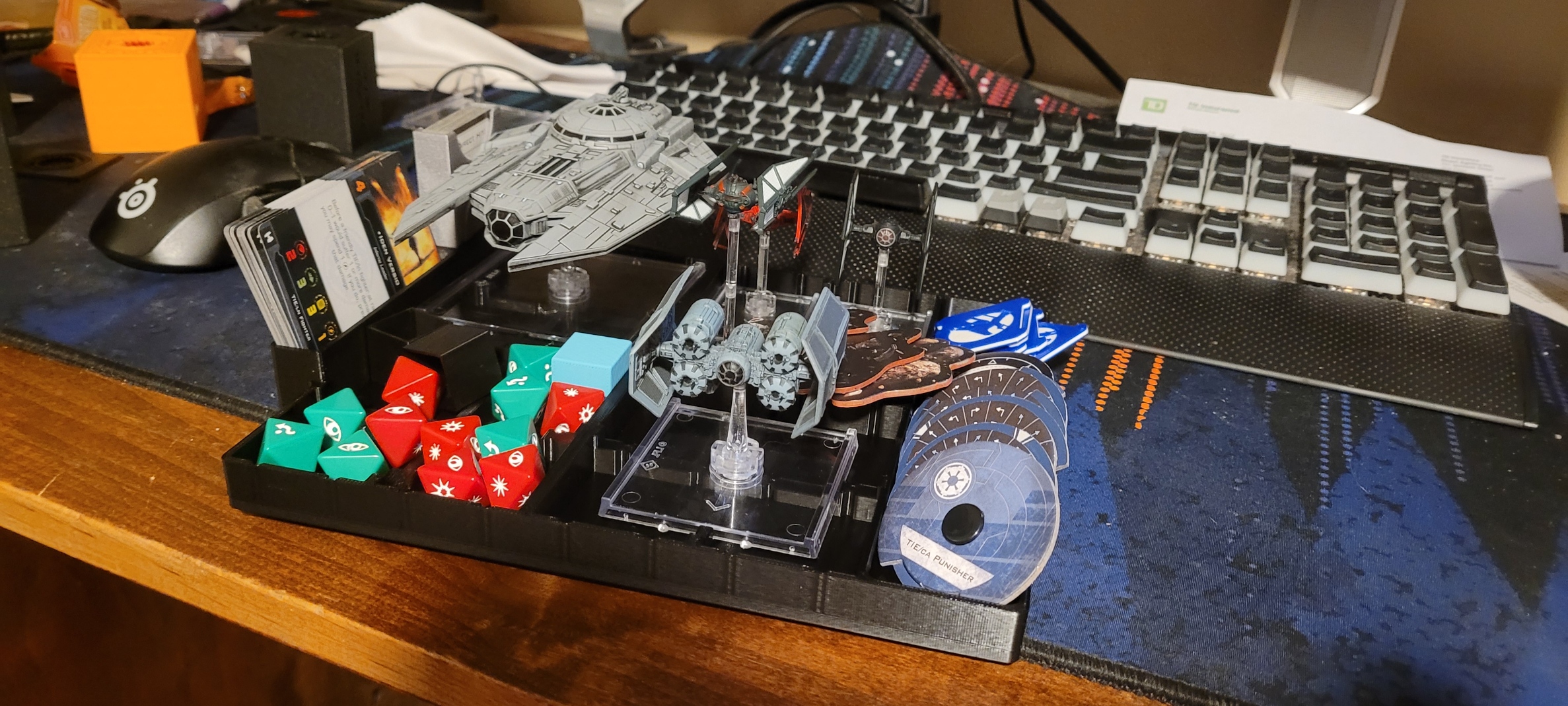 X-wing miniatures tournament tray