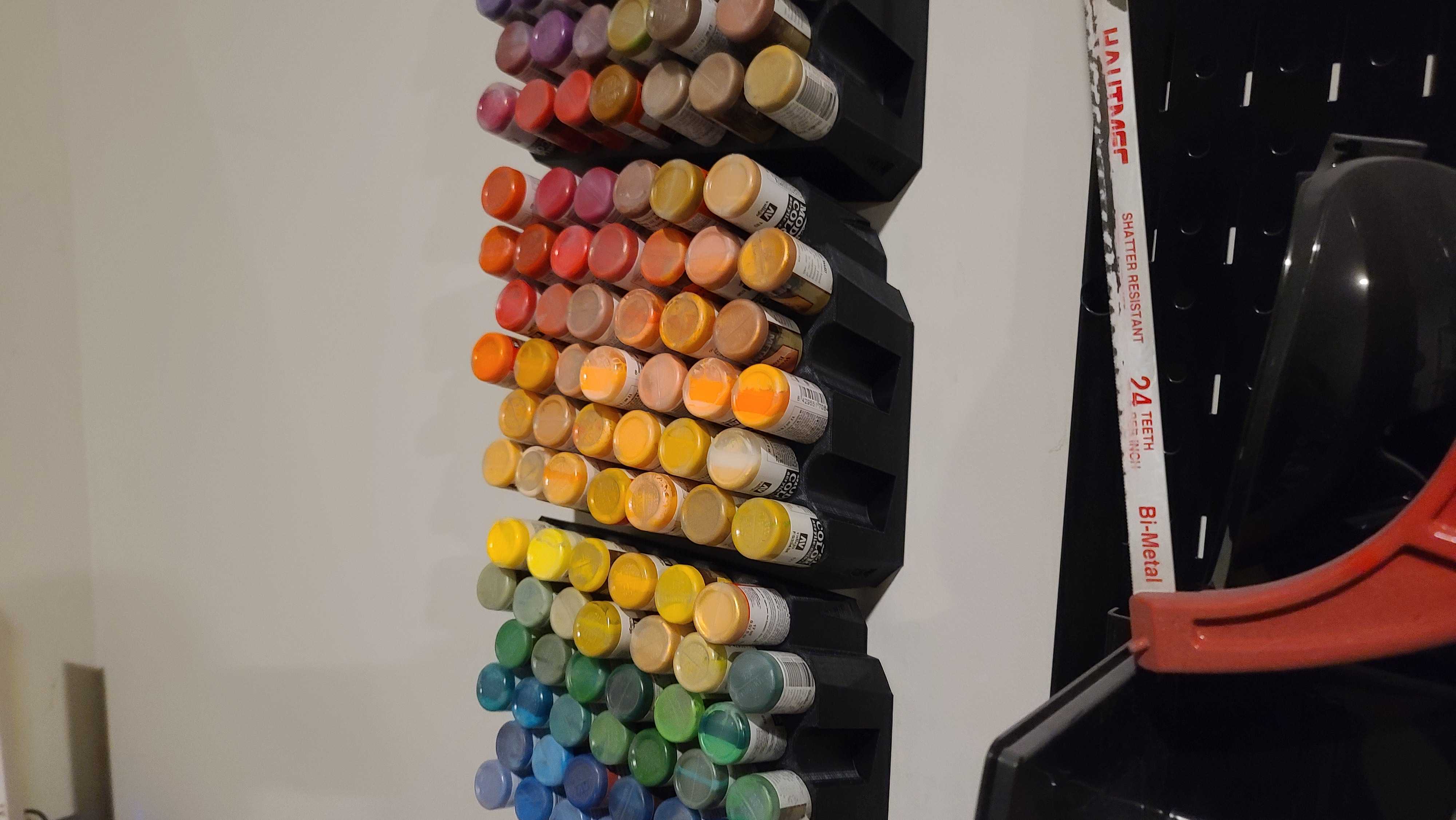 Paint Holder Wall Mount (Army Painter or Vallejo)