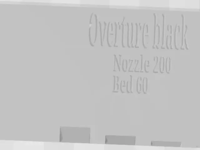 Filament Swatch with Names & Types