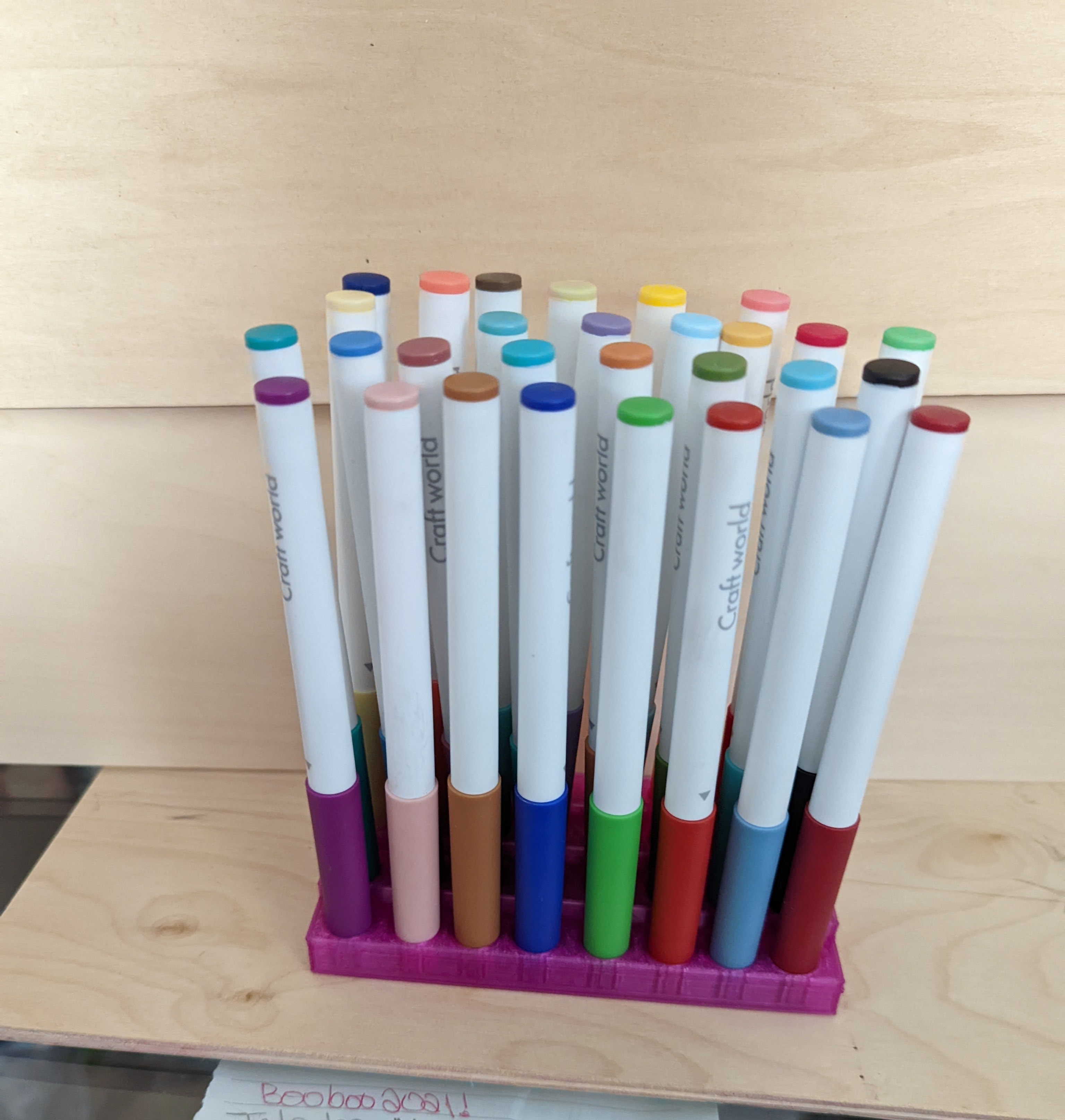 Cricut marker pen rack by anton, Download free STL model