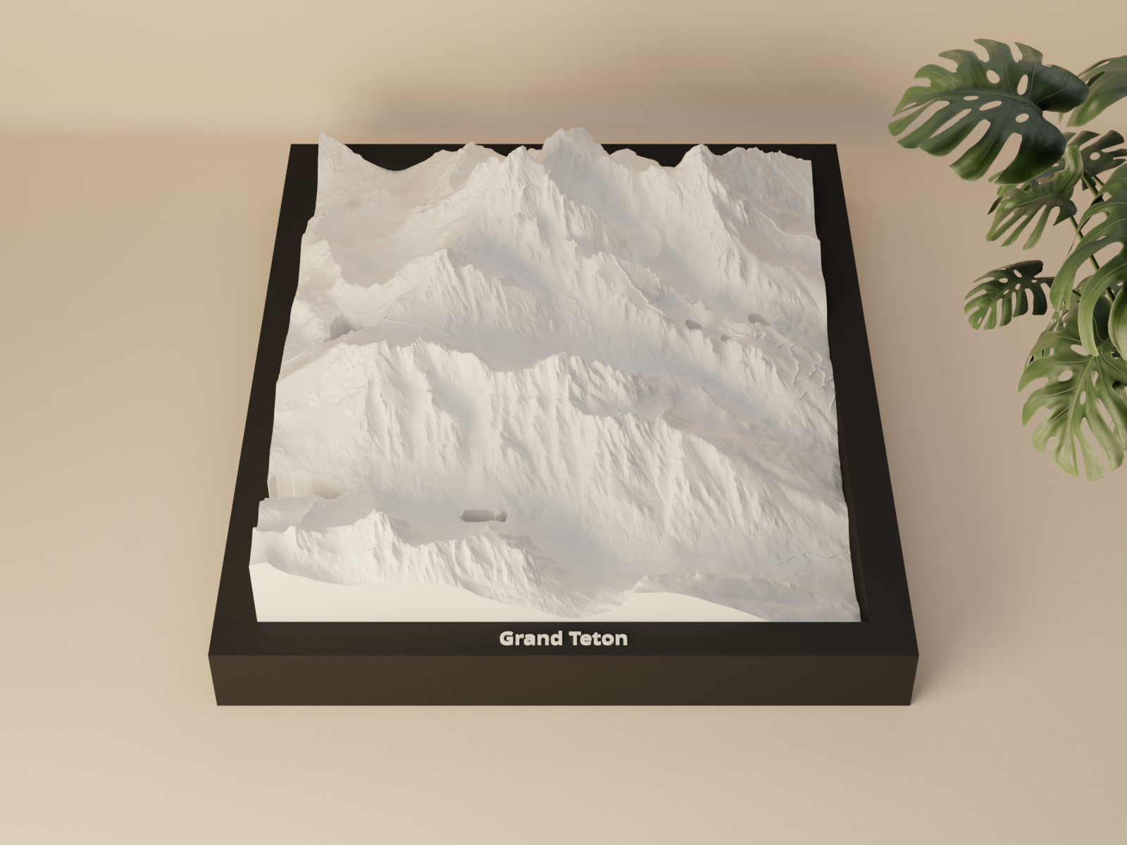 Grand Teton, United States - 3D Miniature