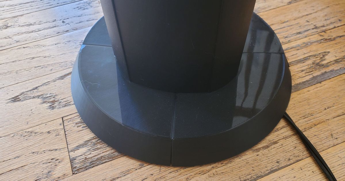 Cascade Tower Fan Base by Robert Brown Download free STL model