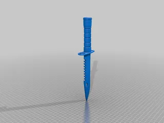 STL file Skeleton Knife/Couteau Squelettique CSGO 💀・3D printable model to  download・Cults