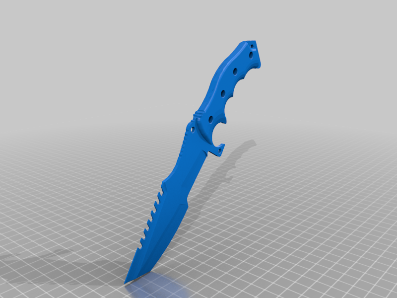 CS GO Knife - Huntsman Fixed Blade Tanto Bowie Knife by Riley Price ...