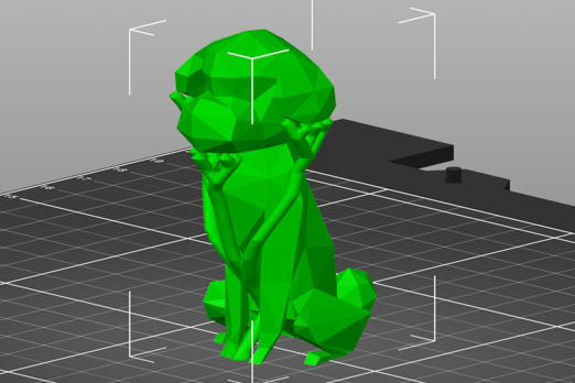 Low-Poly Poodle Dog — miniatura 2