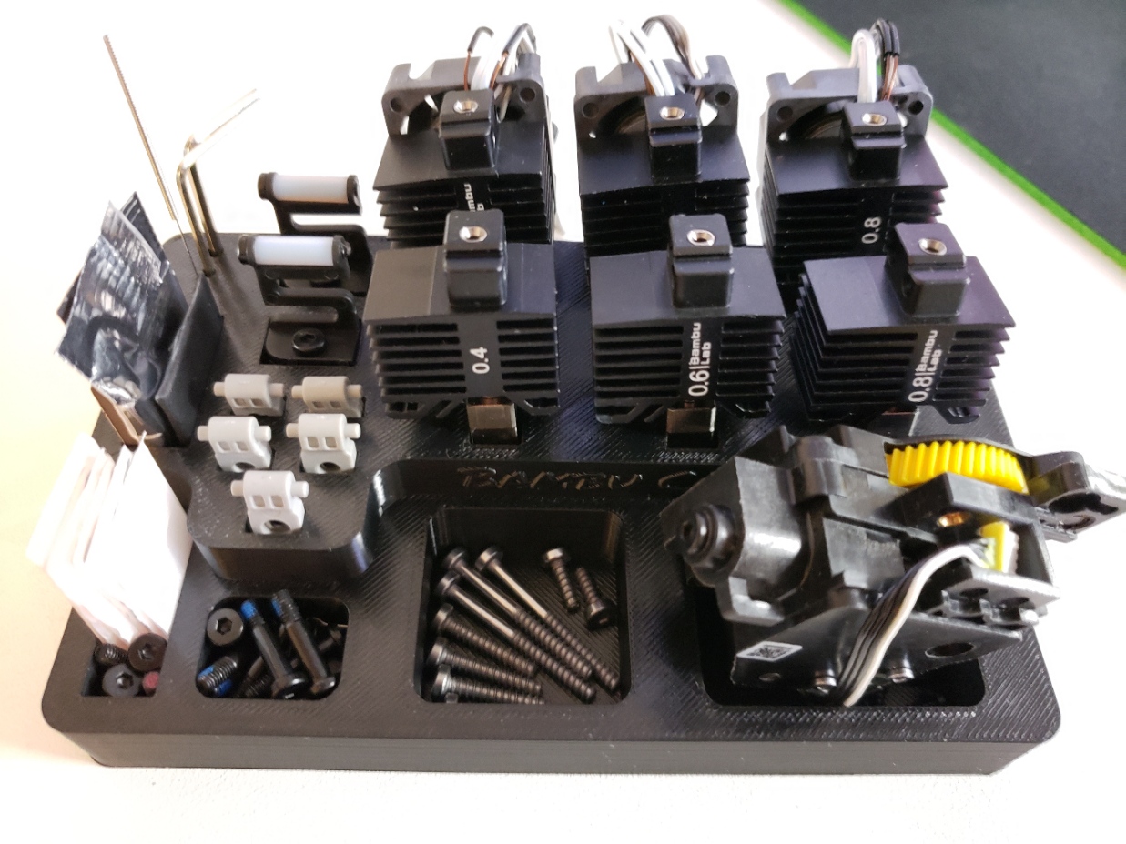 Bambu Carbon X1 - Spare Part Holder by zwoolf | Download free STL model ...