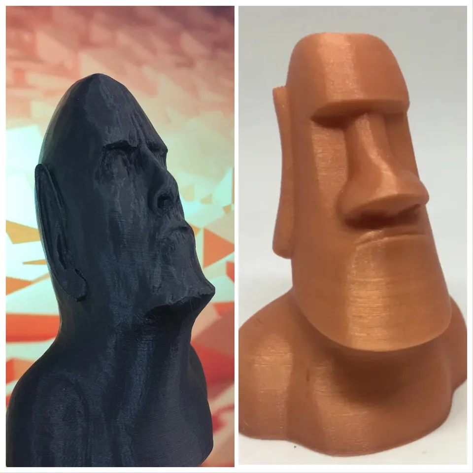 Free STL file The rock moai 🪨・Template to download and 3D print・Cults