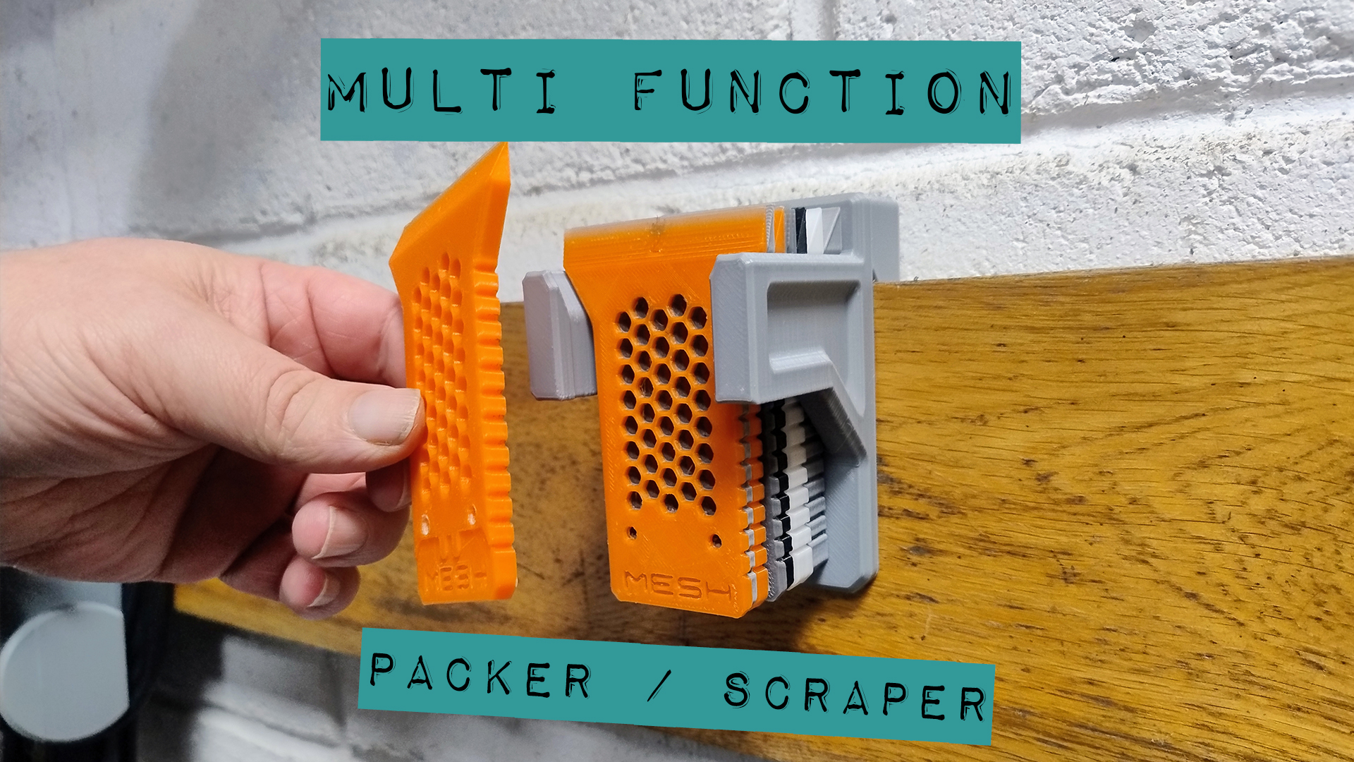 Multi-Function Workshop Packer / Shim (Scraper + Blade Holder) — thumbnail 2