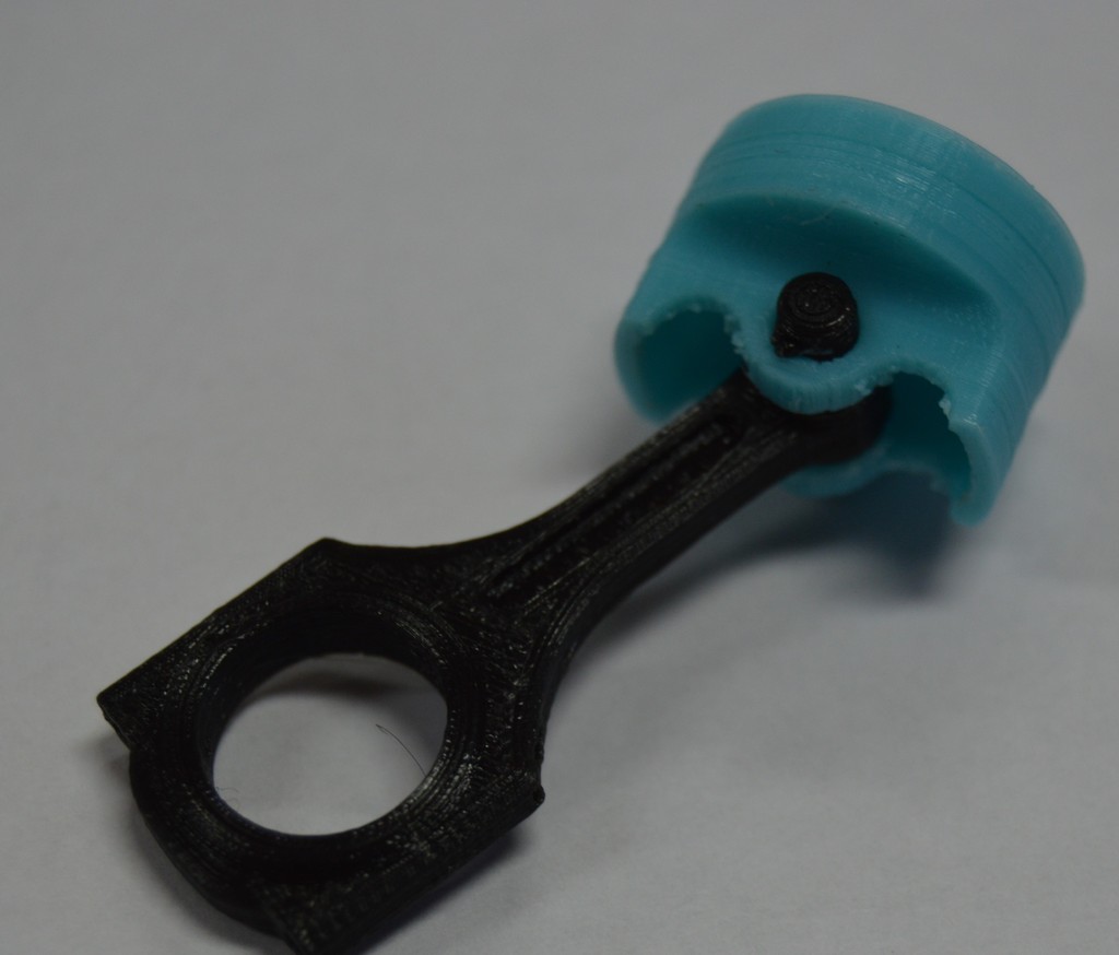 Piston keychain by Adam Download free STL model