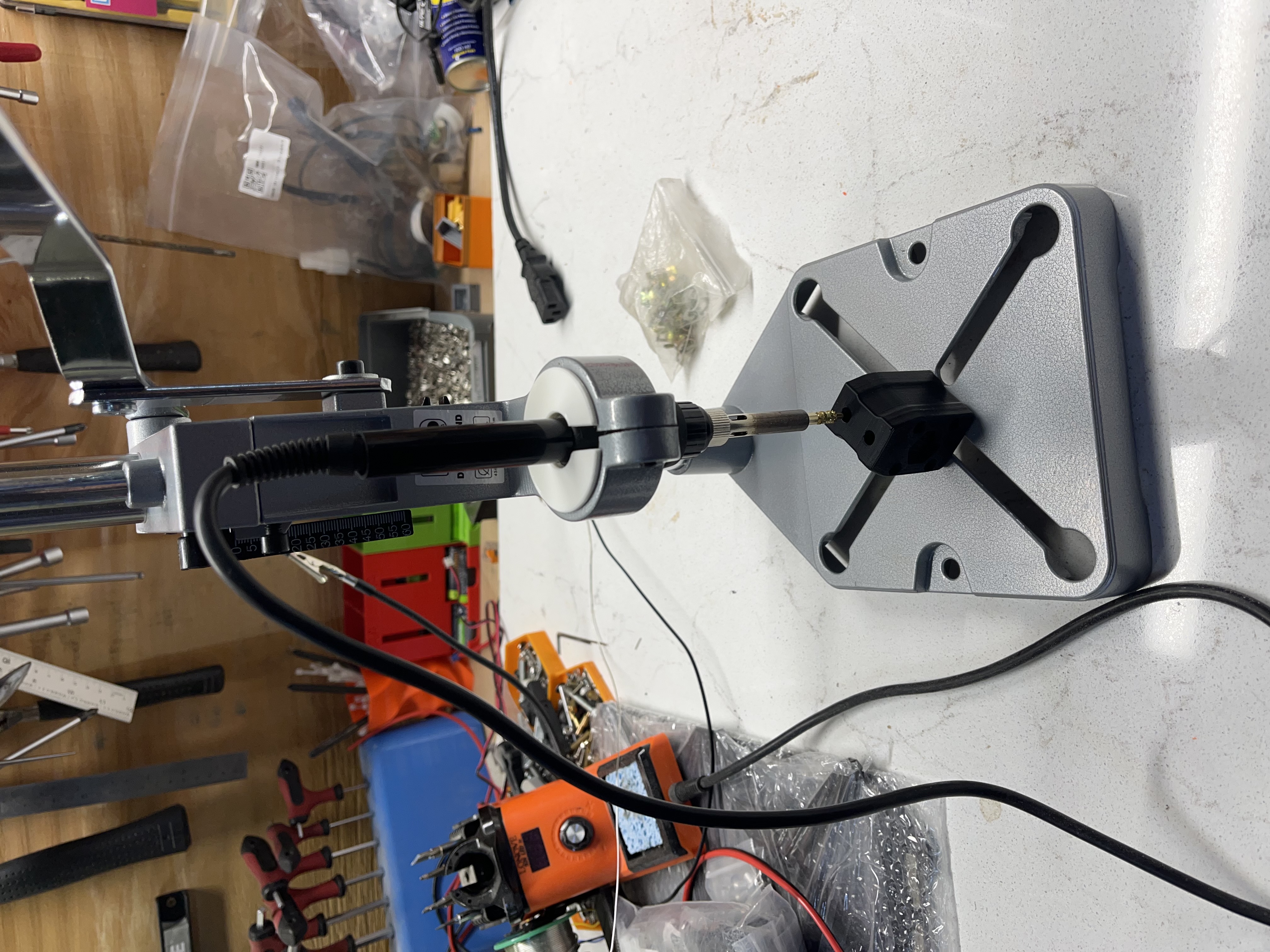 heat set insert press