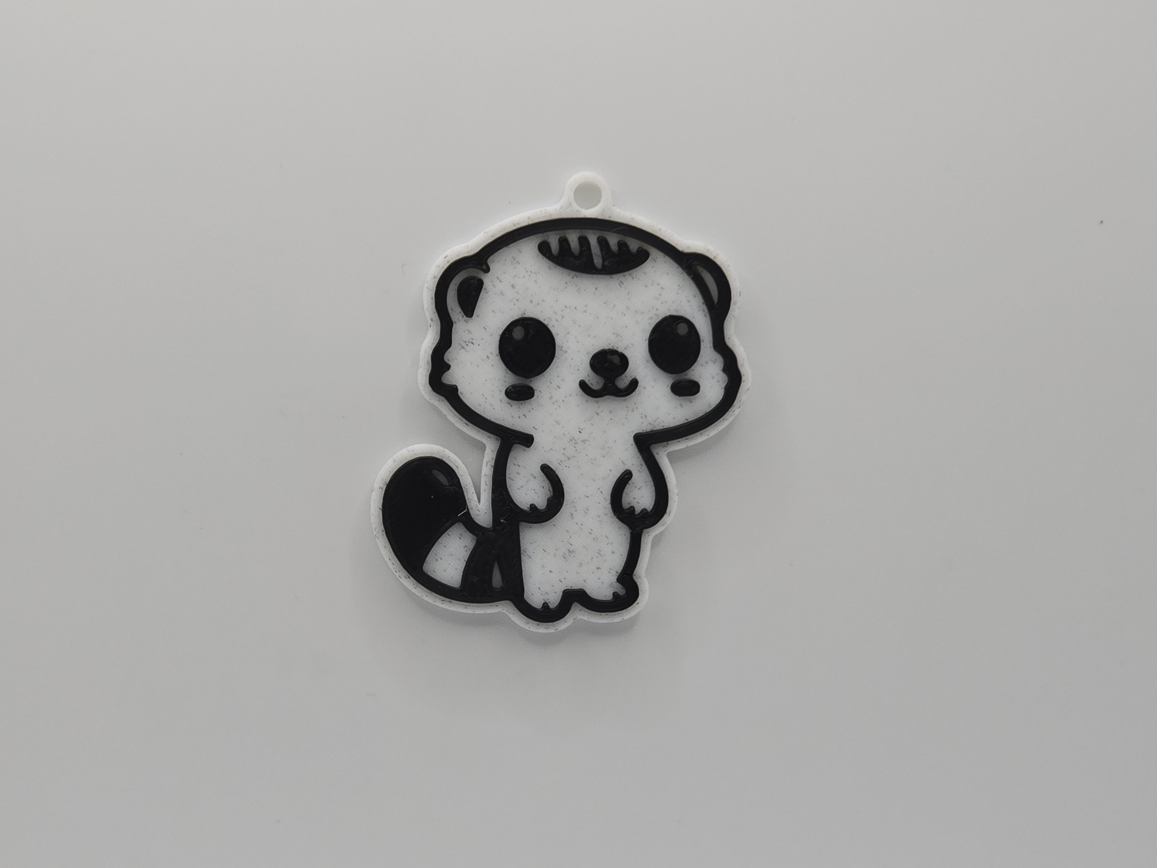 Cute Ferret Keychain