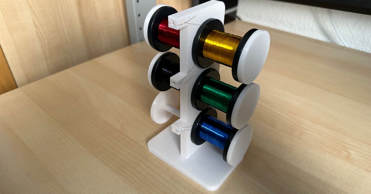 Wire spool holder by AWSW Download free STL model