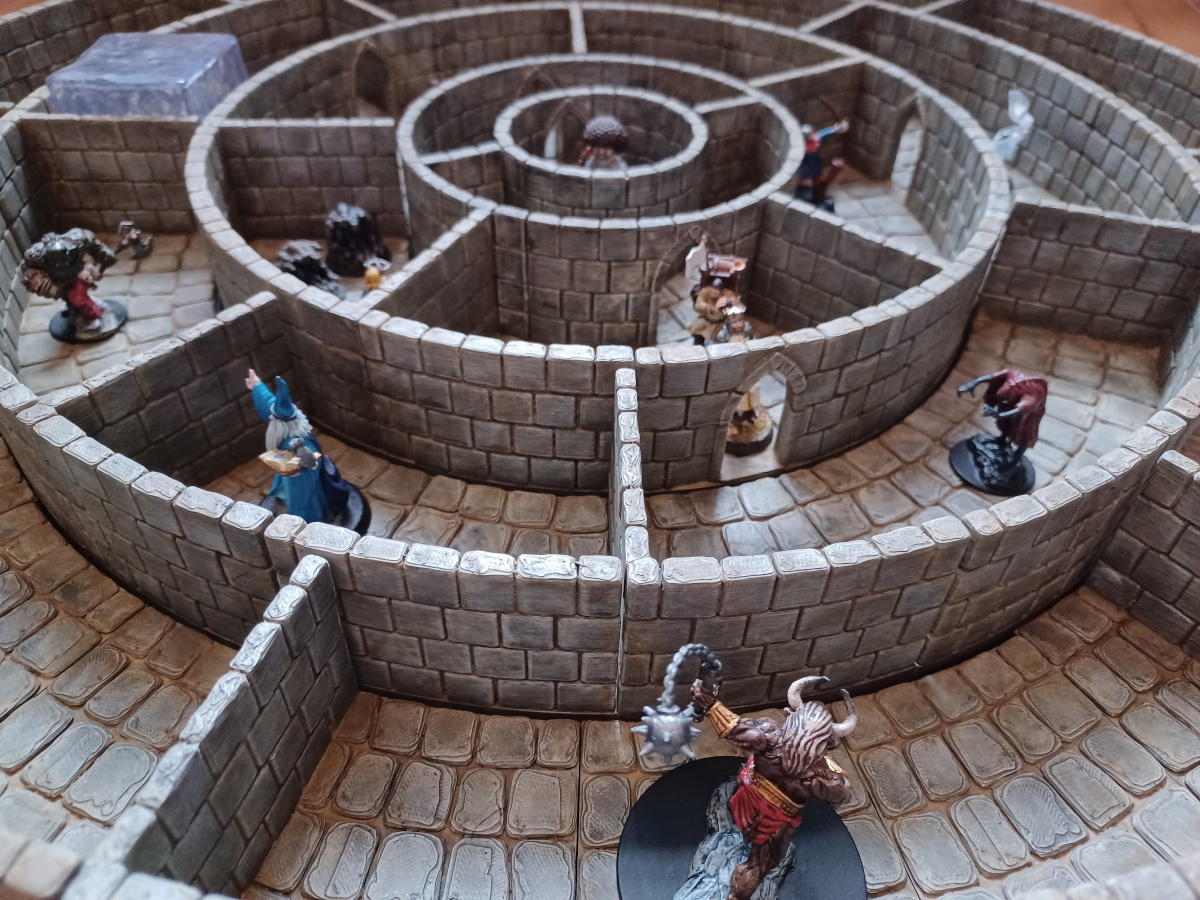 WDhex Revolving Labyrinth - basic stone set