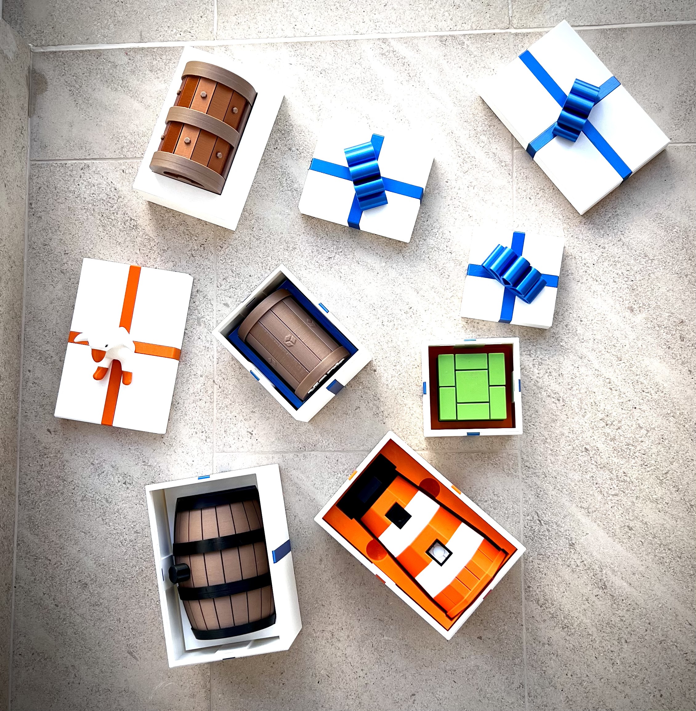 Gift Box for 3D Printy Treasure Chest Puzzle Box - Update by Pierre ...