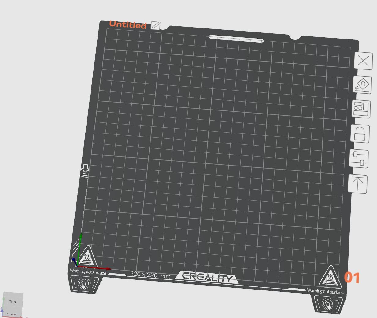 buildplate model for creality ender3 V3
