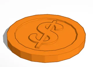 Robux Coin by Steve, Download free STL model