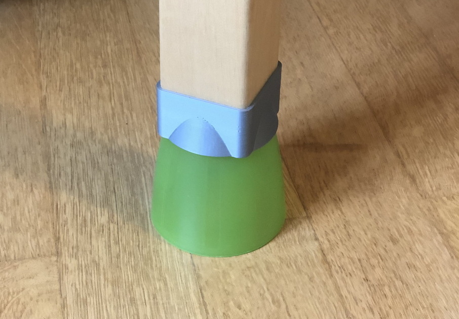 Ikea Table leg cup extension adapter by Tom0285 Download free STL