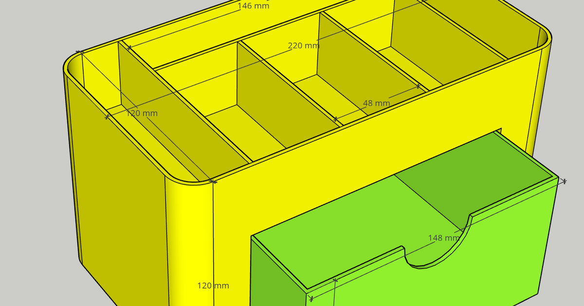 PORTAOGGETTI DA SCRIVANIA by Giovanni1954, Download free STL model