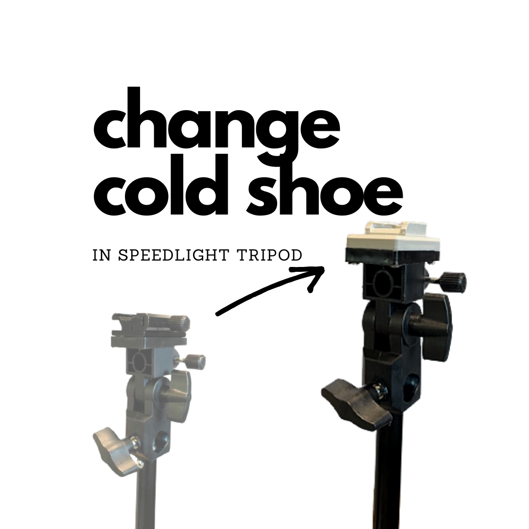 Better cold (hot) shoe mount for speedlight tripod head