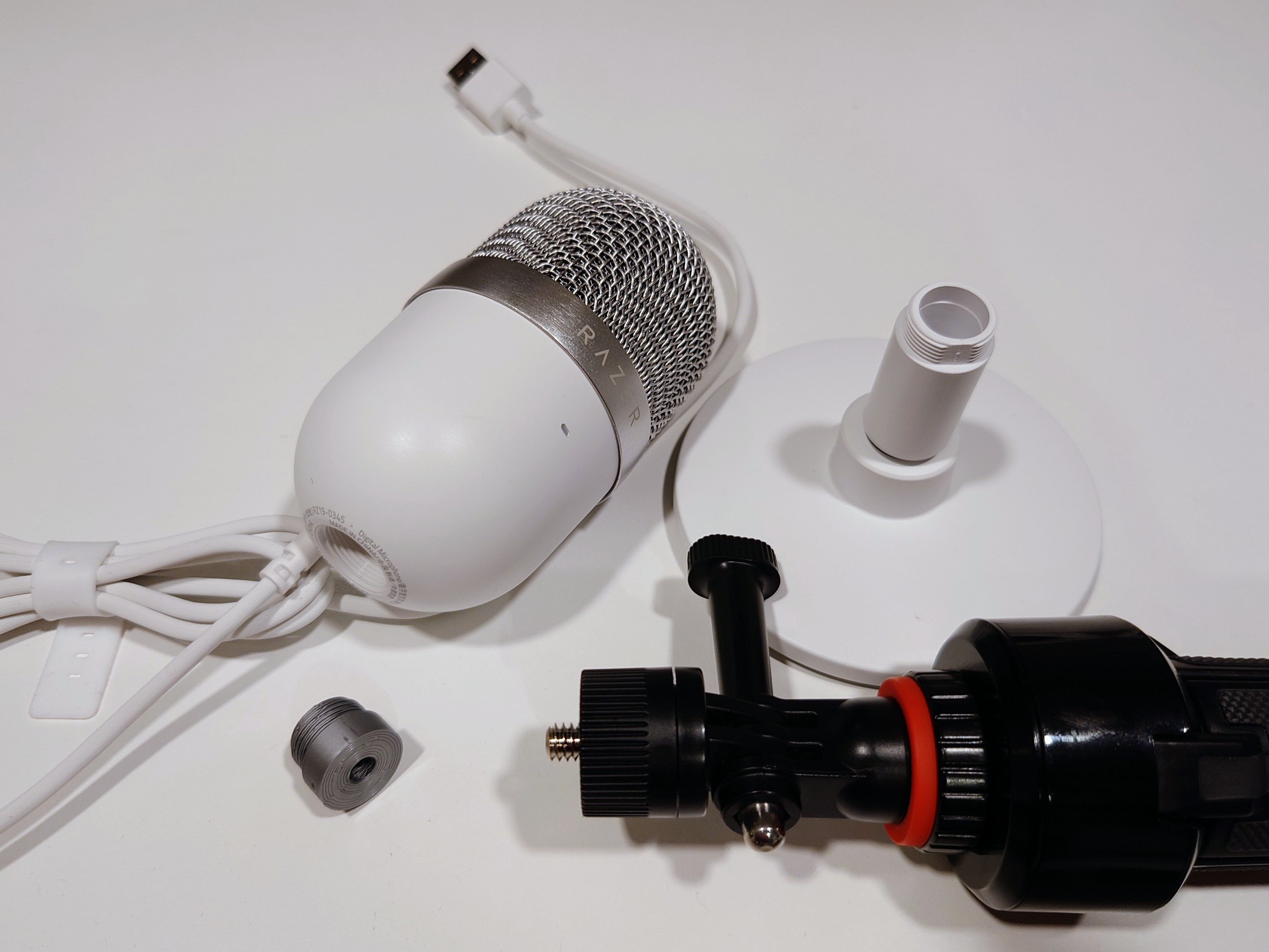 Razer Seiren Mini microphone. quarter inch adapter