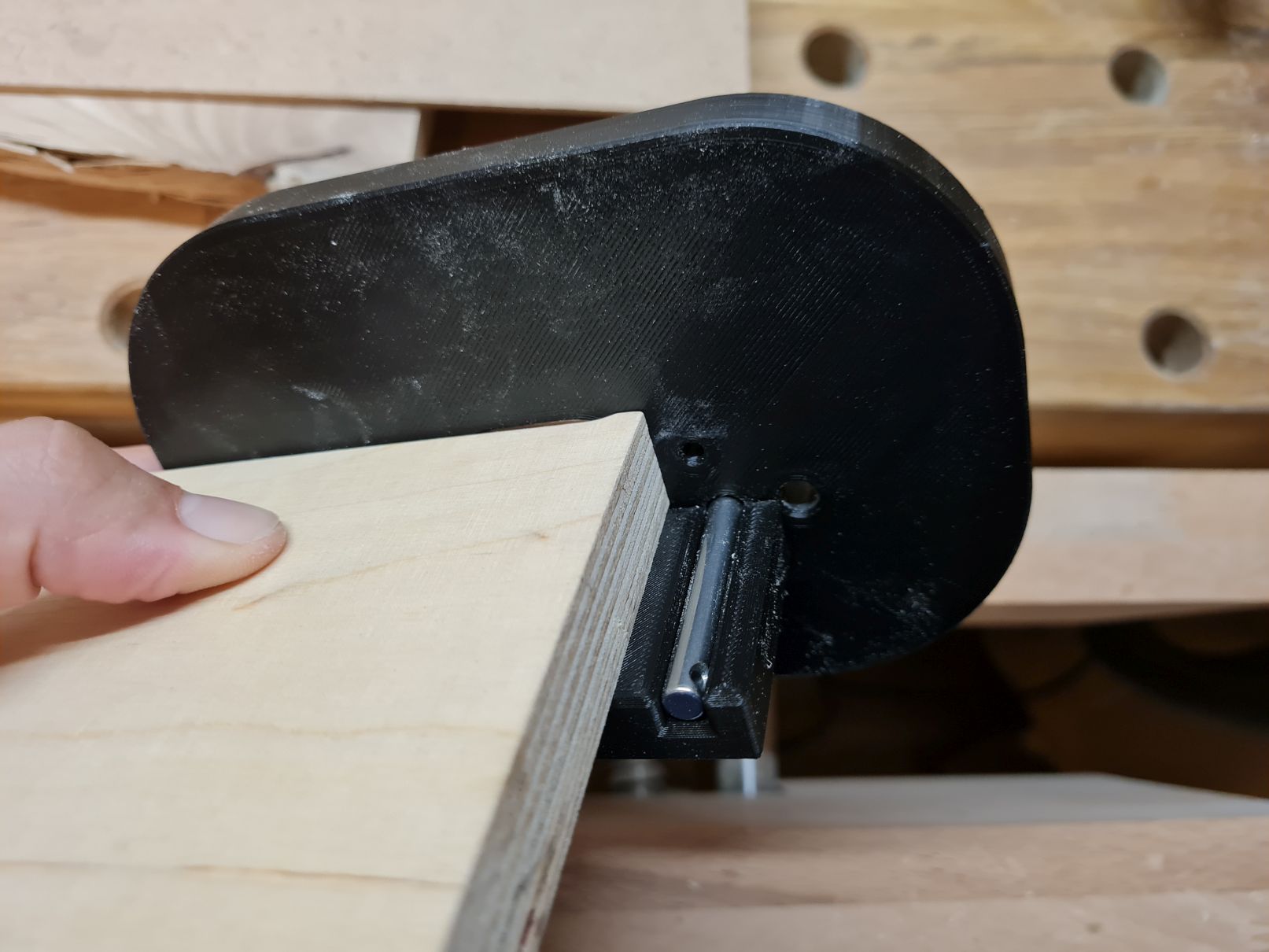 Variable Festool Domino Dowel Jig for Hand Routers by SebastianDruckt