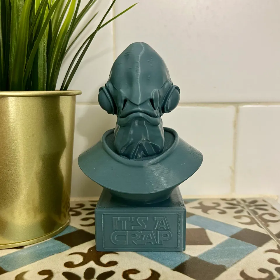 Admiral Ackbar bust - "It's A Crap" by Blueberry Thor | Download free ...