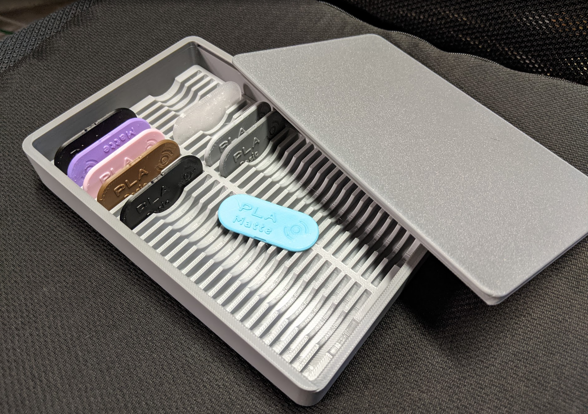 MARSWORKS Swatch tray and Box with sliding lid