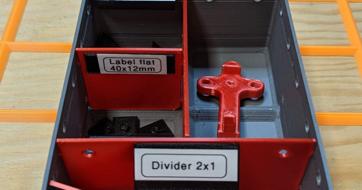 Assortment boxes 50x50 grid by Markus Download free STL model