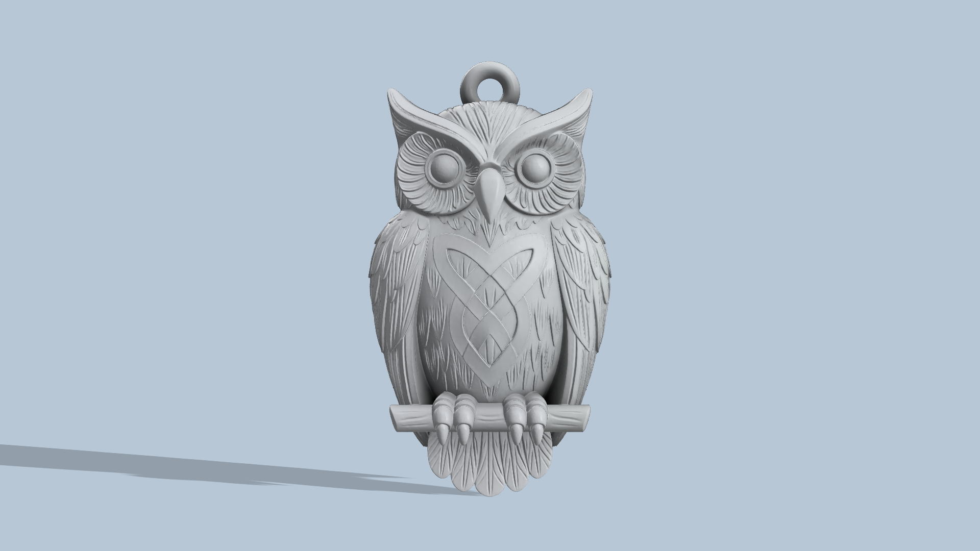 Celtic Wise Owl Pendant