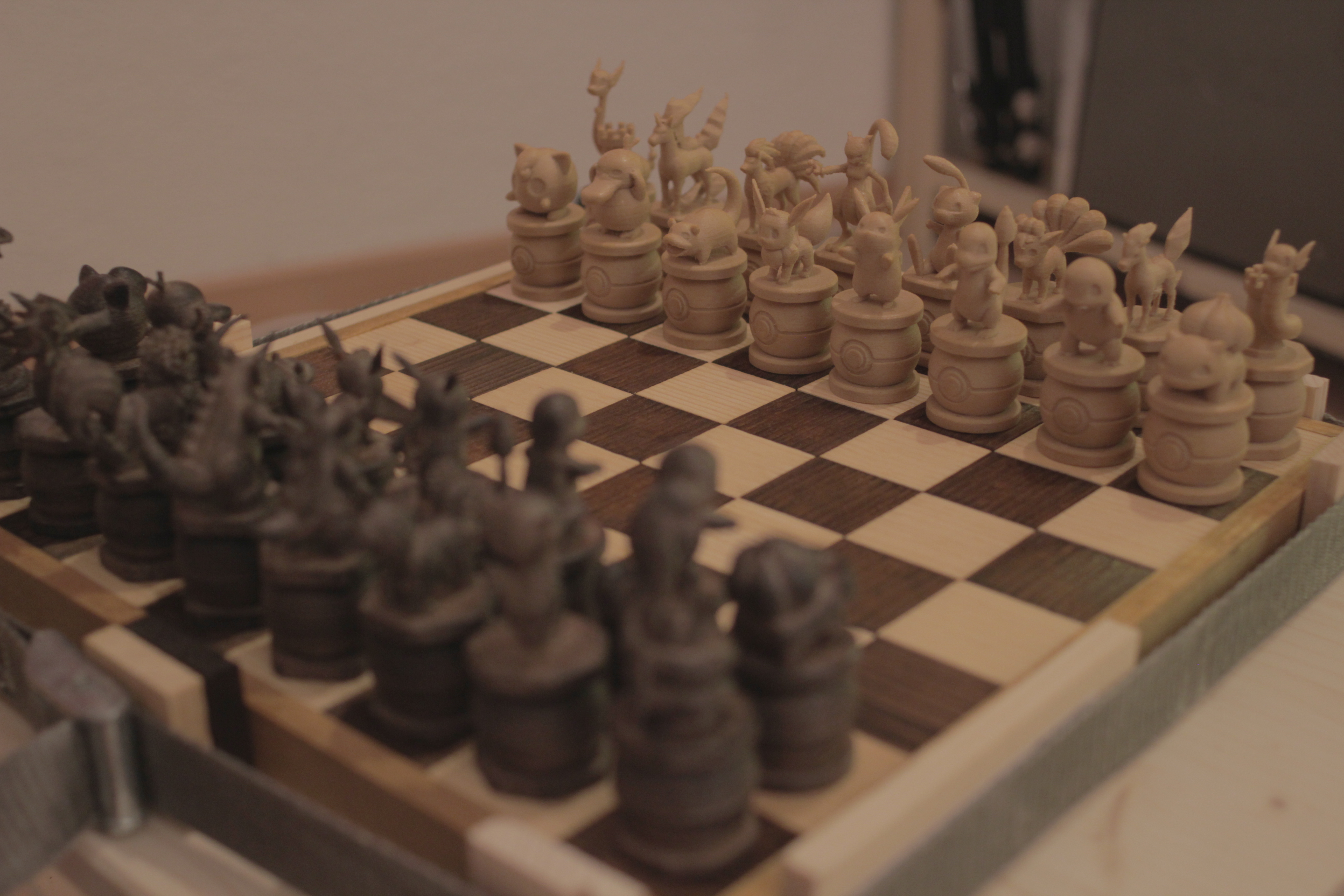 Miniatura 4 do modelo 3D Pokémon Chess Set