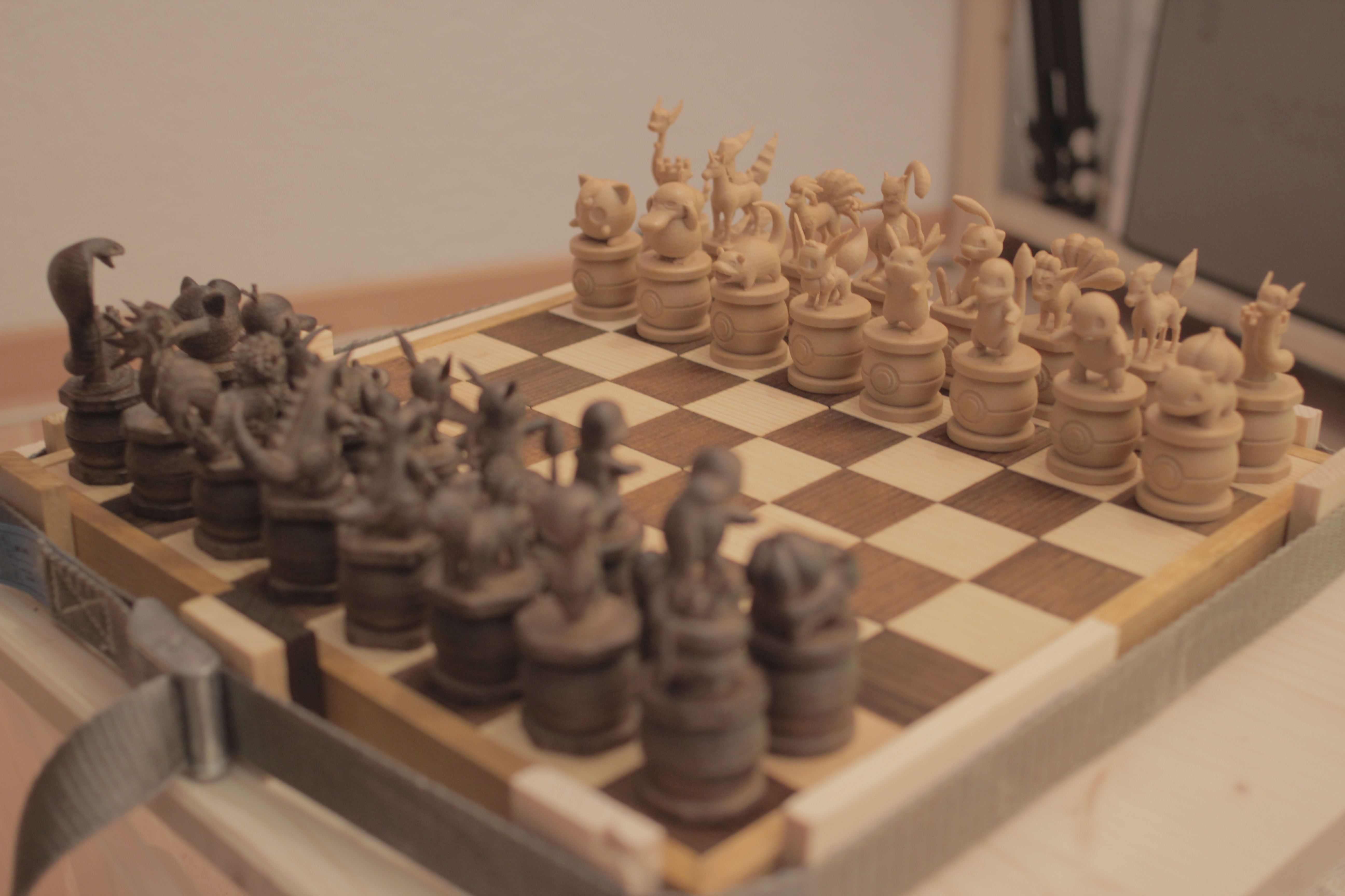 Miniatura 2 do modelo 3D Pokémon Chess Set