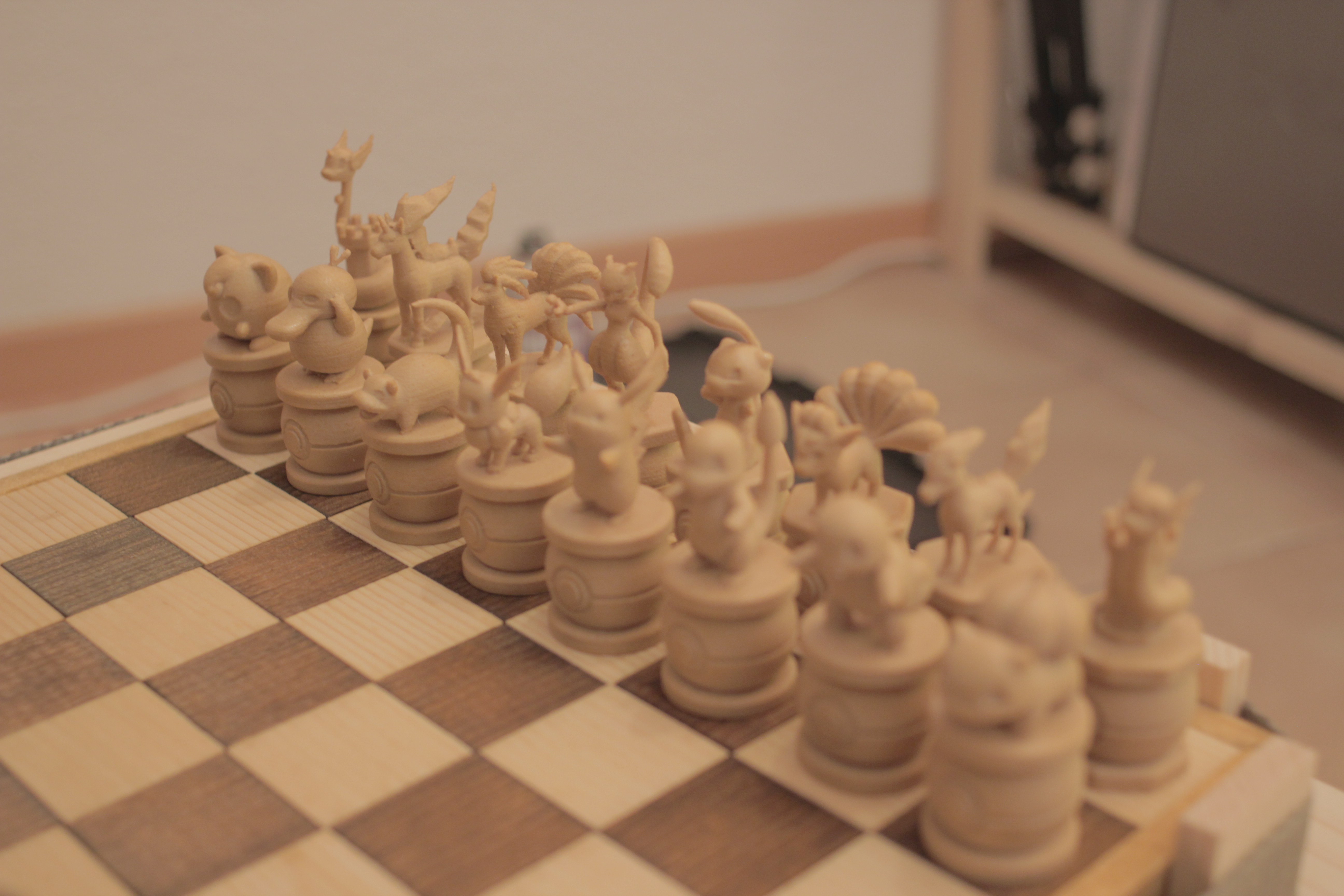 Miniatura 5 do modelo 3D Pokémon Chess Set