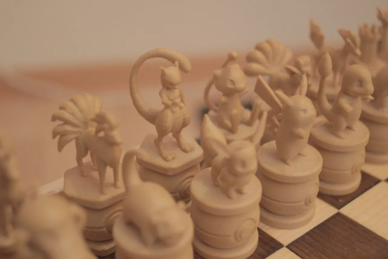 Pokemon chess 2 free 3d model - download stl file