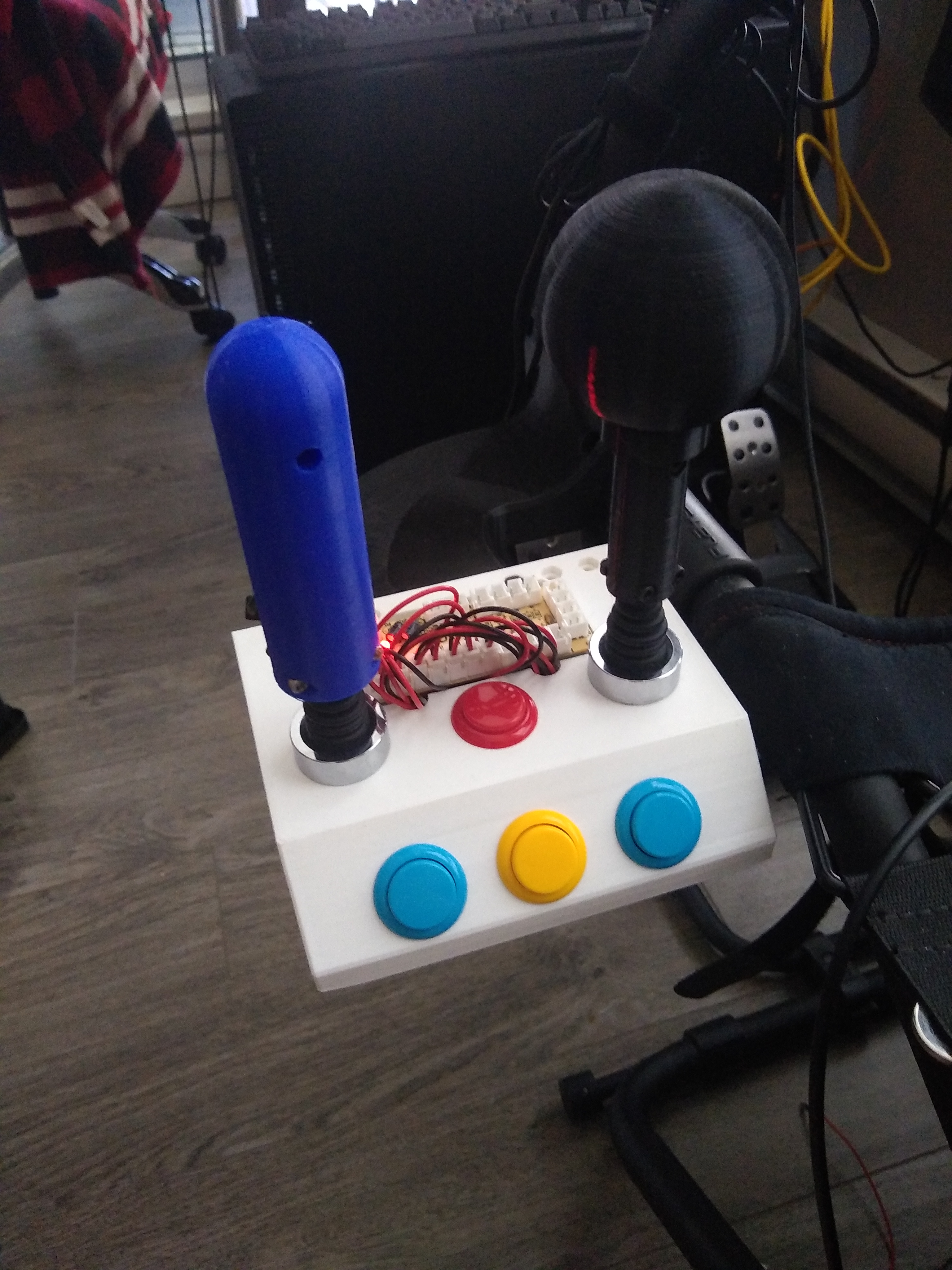 Sequential Shifter Handbrake buttonbox combo — miniatura 11