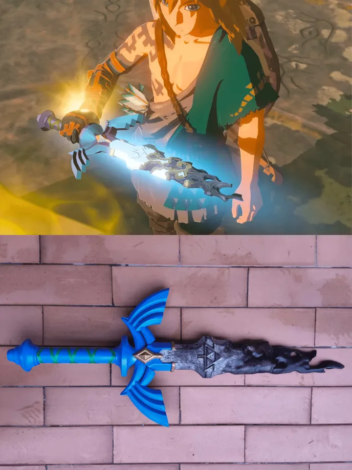 3D file Legend of Zelda Breath of The Wild/Tears of The Kingdom - Master  Sword, Damaged Master Sword, and Scabbard 🗡️・Model to download and 3D  print・Cults
