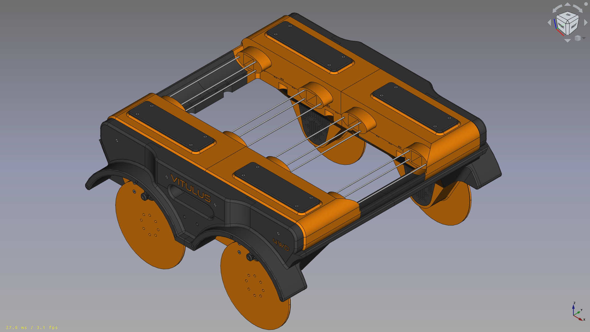 Side supports for VITULUS
