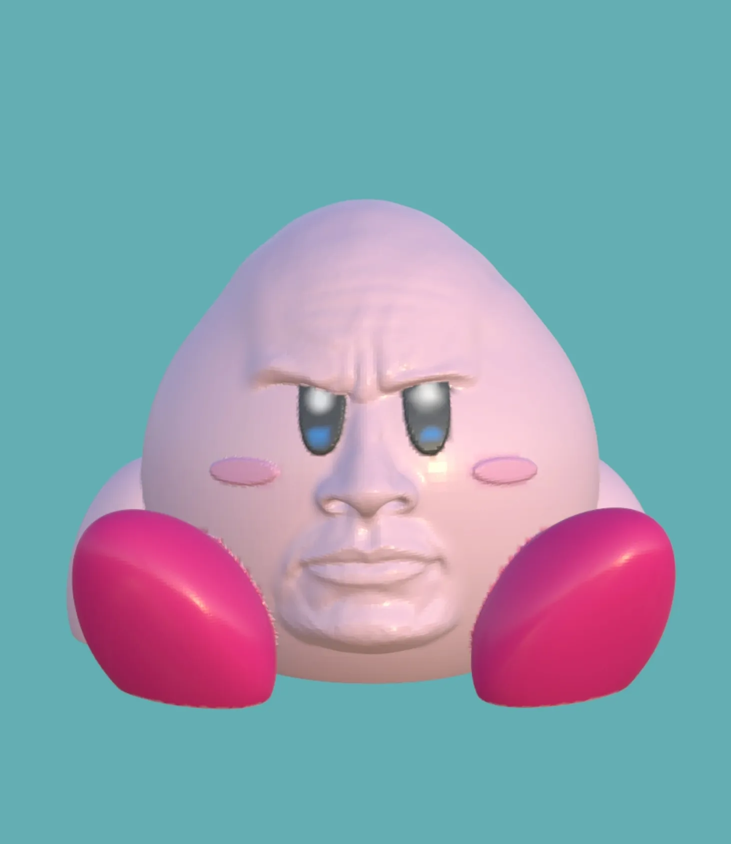 Kirby The Rock Mashup