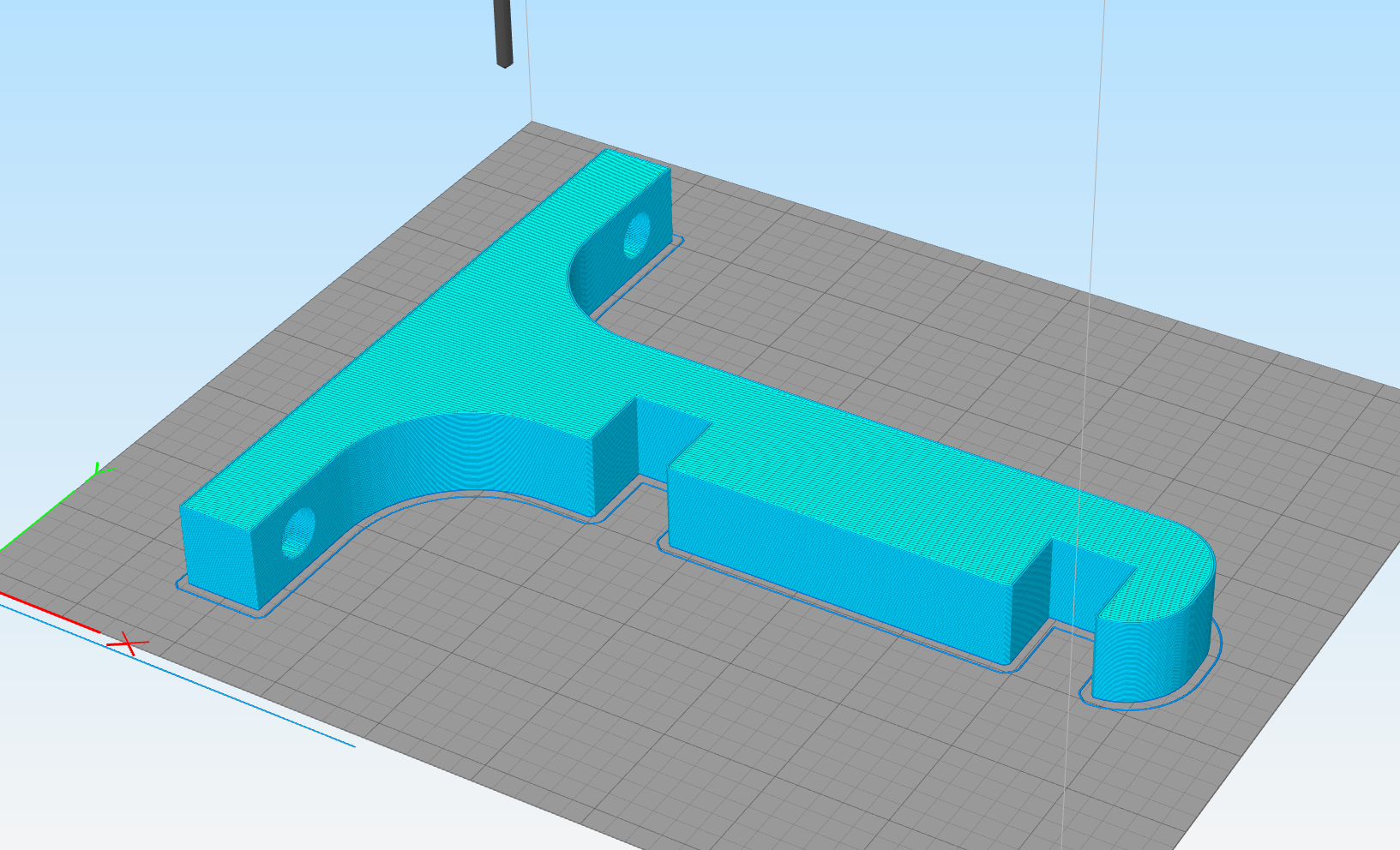 Miniatura 3 do modelo 3D Wall Spool Rack Space Saver