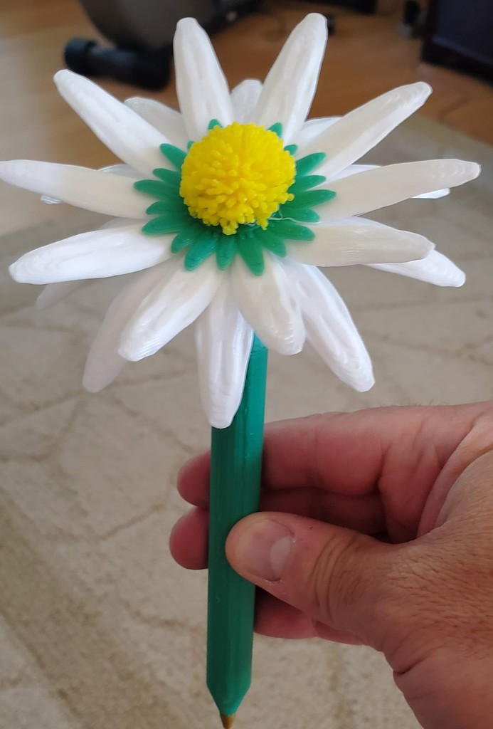 Pen Stem for flat flower Daisy