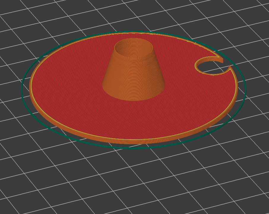 Ski pole basket fix custimizable by GregorP Download free STL model