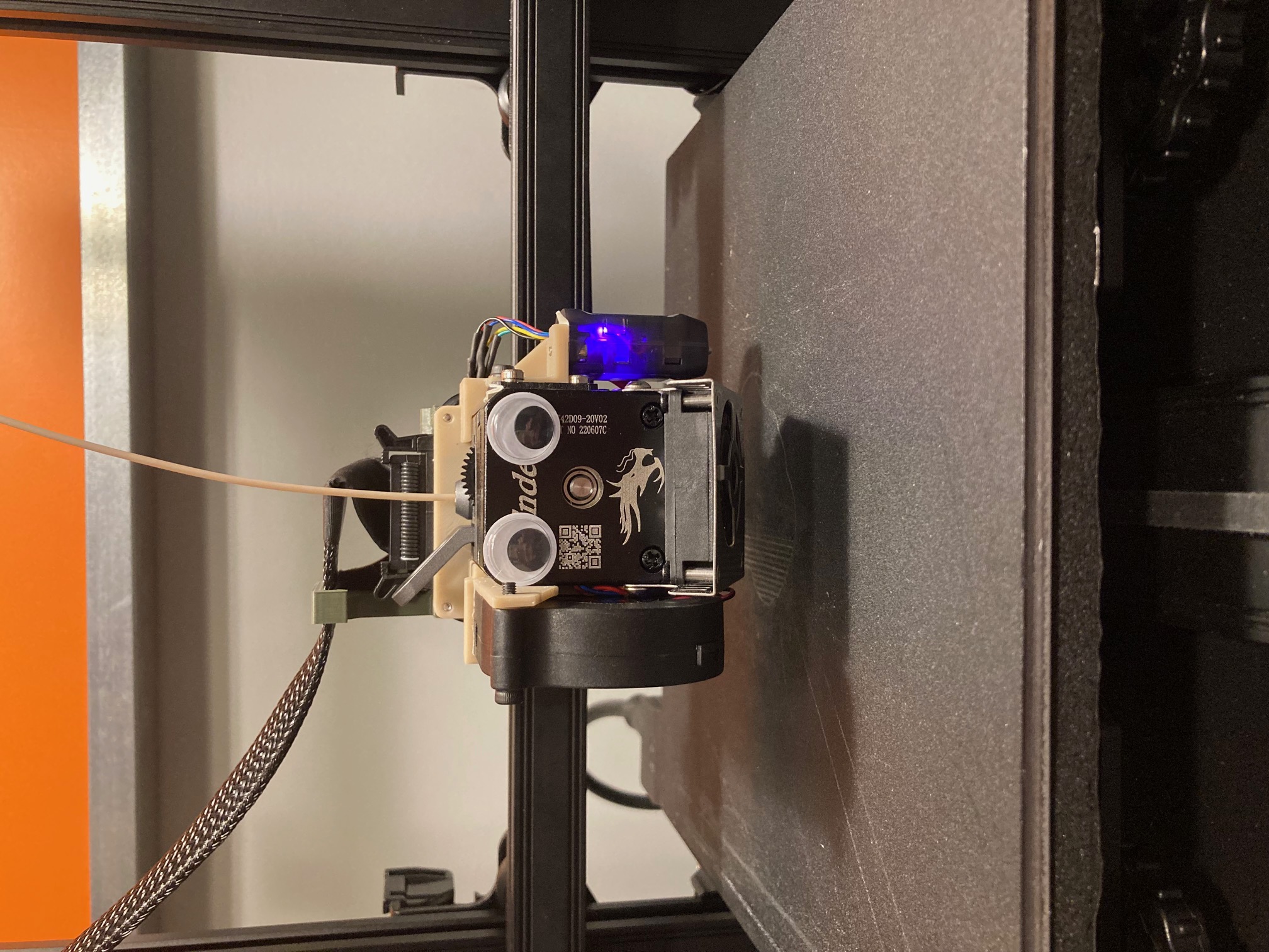 Ender 3 S1 5015 fan mount with right side inline CR-Touch