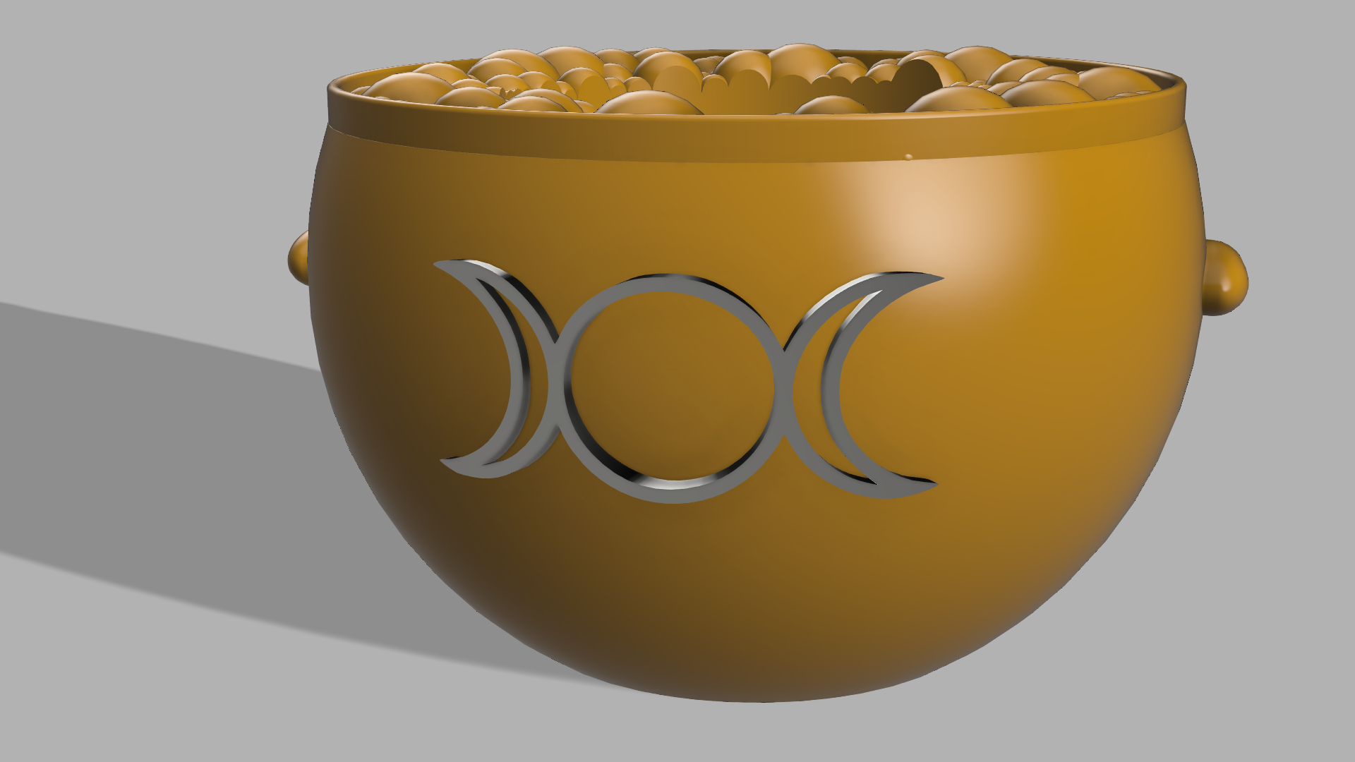 Miniatura 2 do modelo 3D Tea Light Cauldron Holder