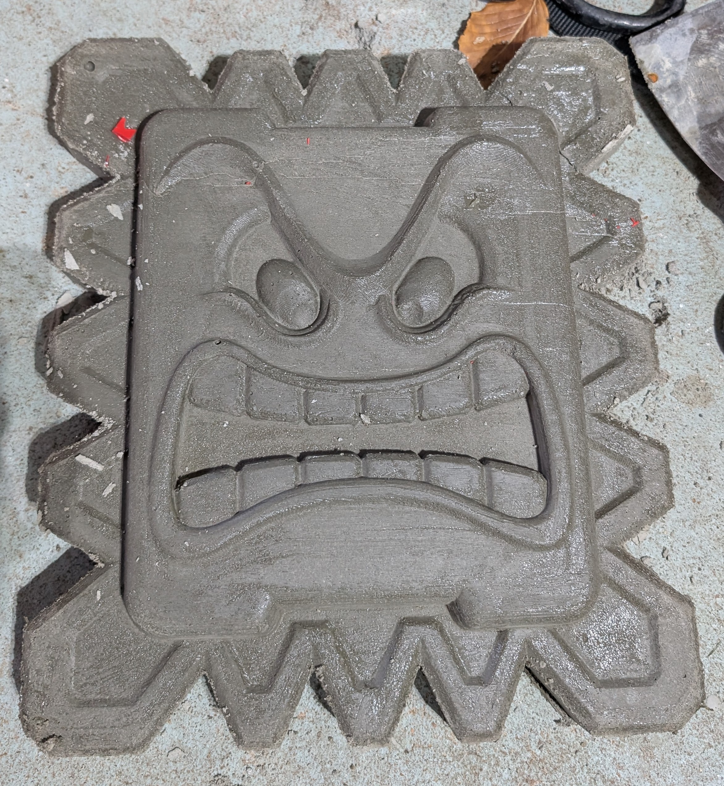 Thwomp Mold - Shallow Mouth