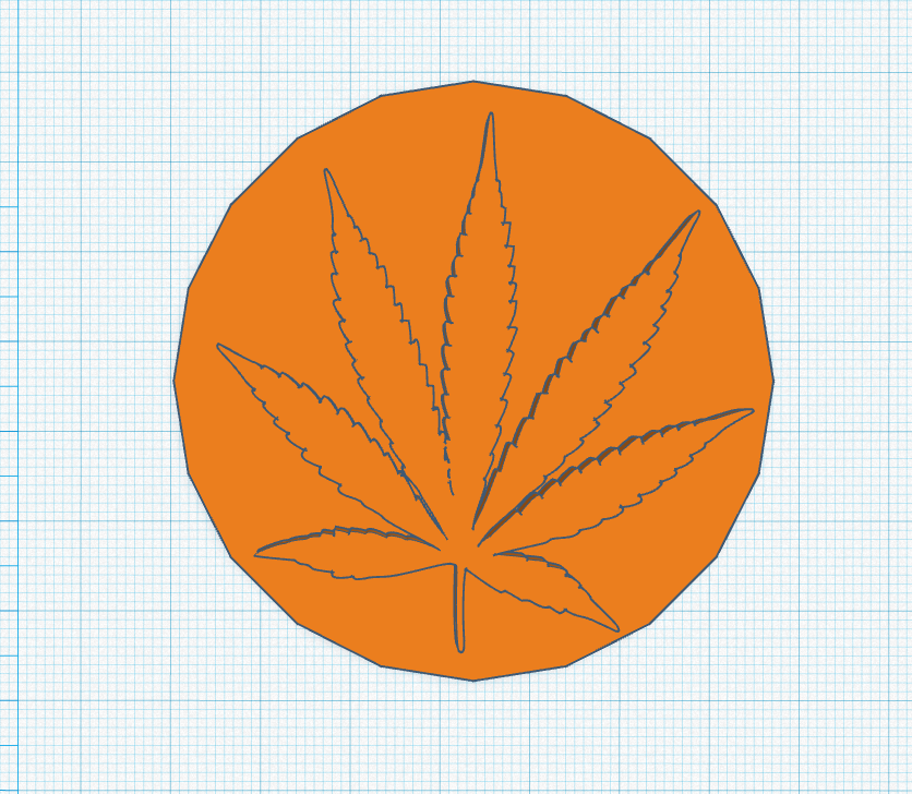 cannabis coaster (stackable)