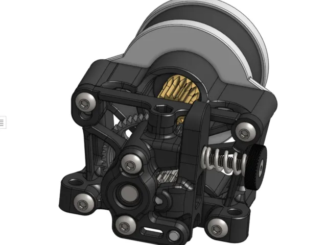sherpa mini extruder suitable for 5mm shaft stepper motor