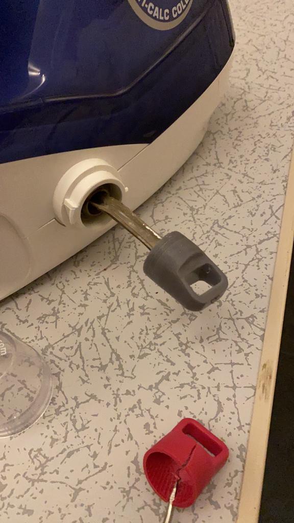 Tefal Steam Iron Knob of descale stick
