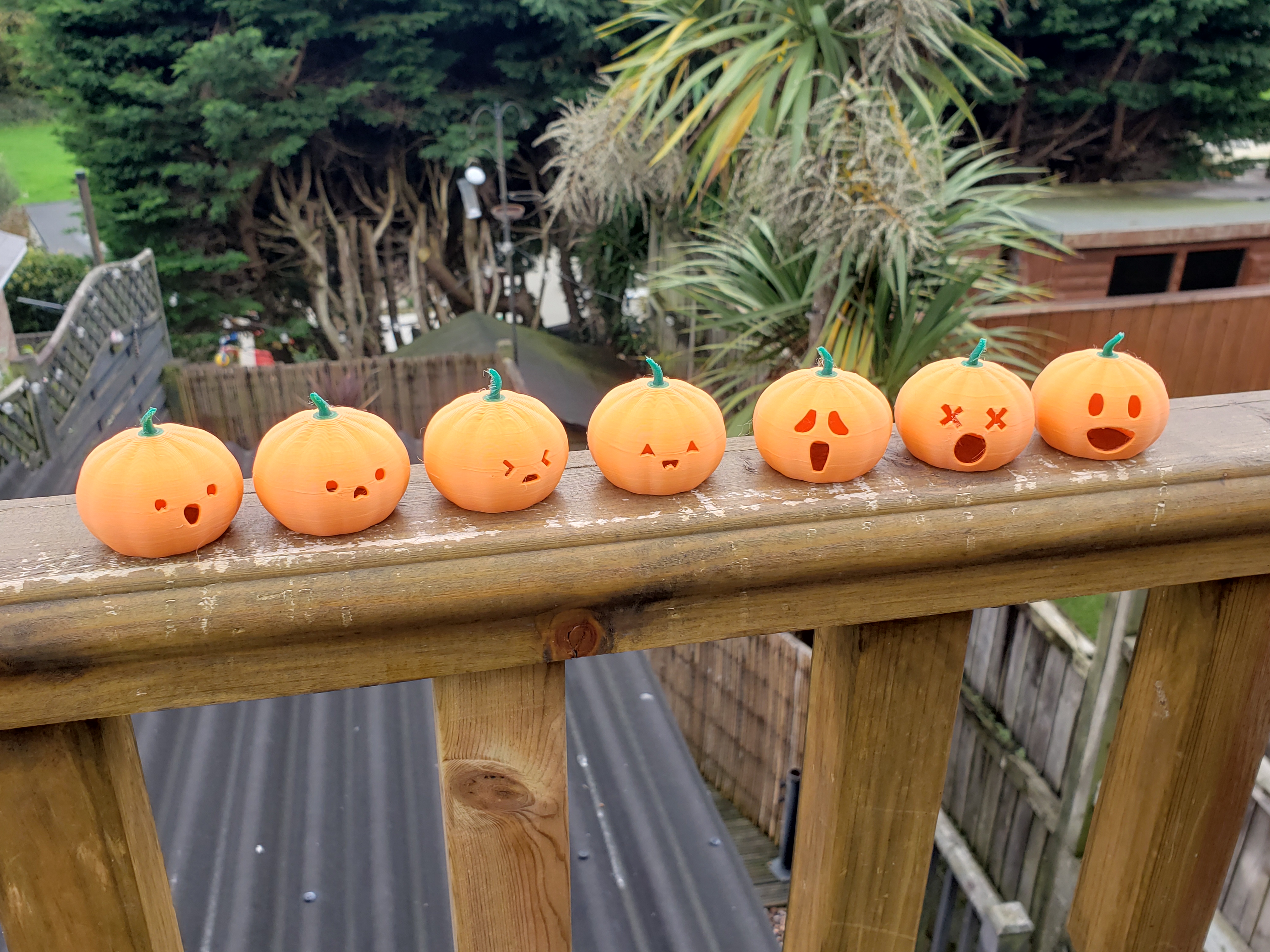 Pumpkin Emoji Decorations for Halloween