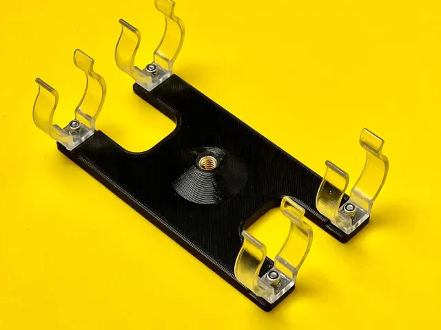 2X PAVOTUBE T8-7X PLATE WITH CLAMPS