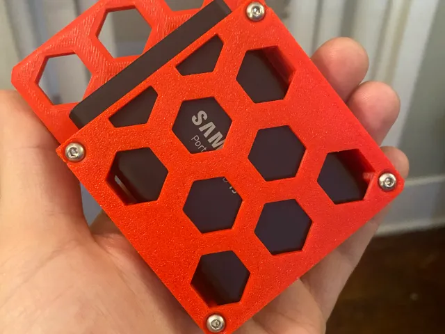 Samsung T5/T7 SSD Mounting Case