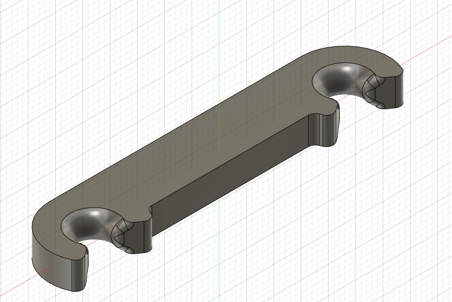Double Door Lock Bar by povsky Download free STL model